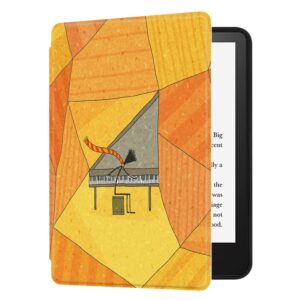 Huasiru Case for All-New Kindle (11th Gen - 2022 Release Only, Model NO C2V2L3) Cover with Auto Wake/Sleep — Will not fit Kindle Paperwhite or Kindle Oasis, Pianist