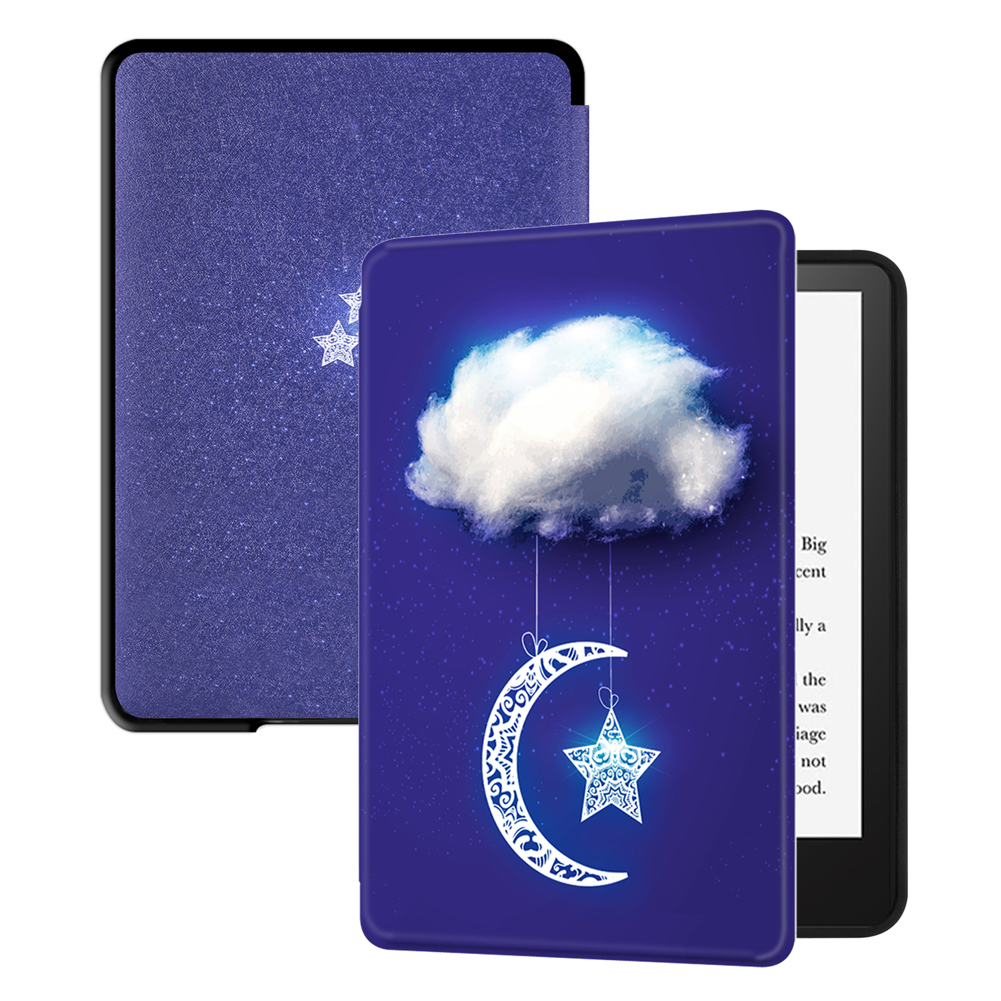 Kindle 11th Generation Case 2022 - Elephant Sunflower Wood Pattern With Auto Wake/Sleep