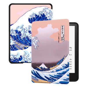 Huasiru Case for All-New Kindle Paperwhite with 6.8" Display (11th Gen-2021 Release Only - Will Not fit Prior Generation Kindle Devices) with Auto Wake/Sleep, Surf
