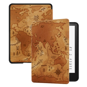 Huasiru Case for All-New Kindle Paperwhite with 6.8" Display (11th Gen-2021 Release Only - Will Not fit Prior Generation Kindle Devices) with Auto Wake/Sleep, Map