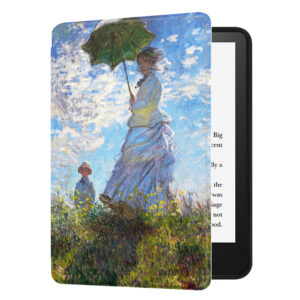 Huasiru Case for All-New Kindle (11th Gen - 2022 Release Only, Model NO C2V2L3) Cover with Auto Wake/Sleep — Will not fit Kindle Paperwhite or Kindle Oasis, Women