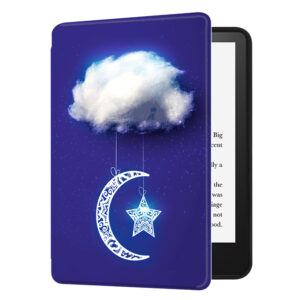 Huasiru Case for All-New Kindle (11th Gen - 2022 Release Only, Model NO C2V2L3) Cover with Auto Wake/Sleep — Will not fit Kindle Paperwhite or Kindle Oasis, Sky clouds