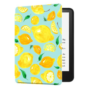 Huasiru Case for All-New Kindle (11th Gen - 2022 Release Only, Model NO C2V2L3) Cover with Auto Wake/Sleep — Will not fit Kindle Paperwhite or Kindle Oasis, Lemon