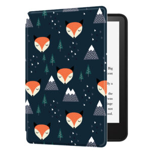 Huasiru Case for All-New Kindle (11th Gen - 2022 Release Only, Model NO C2V2L3) Cover with Auto Wake/Sleep — Will not fit Kindle Paperwhite or Kindle Oasis, Fox