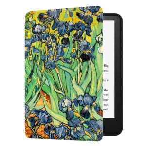 Huasiru Case for All-New Kindle (11th Gen - 2022 Release Only, Model NO C2V2L3) Cover with Auto Wake/Sleep — Will not fit Kindle Paperwhite or Kindle Oasis, Iries