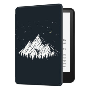 Huasiru Case for All-New Kindle (11th Gen - 2022 Release Only, Model NO C2V2L3) Cover with Auto Wake/Sleep — Will not fit Kindle Paperwhite or Kindle Oasis, Mountain